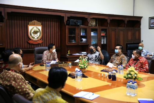 Silaturahmi Bersama Prof Rudy, Perbanas Sulsel Dukung Program Pemkot Makassar