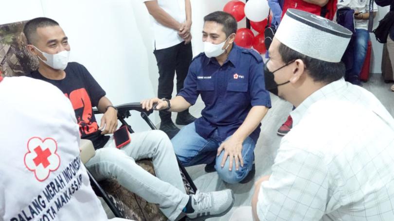 PMI Kota Makassar Buka Gerai Donor Darah di Nipah Park