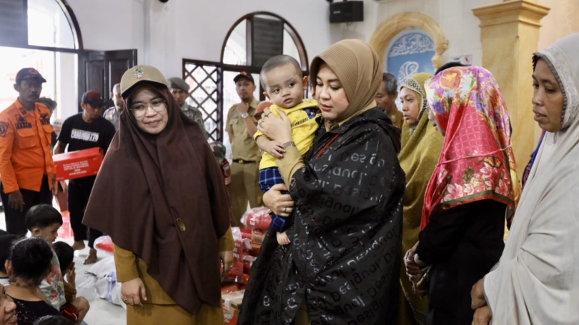 Wakil Wali Kota Makassar Tinjau Kondisi Korban Banjir, serta Kesiapan Dapur Umum