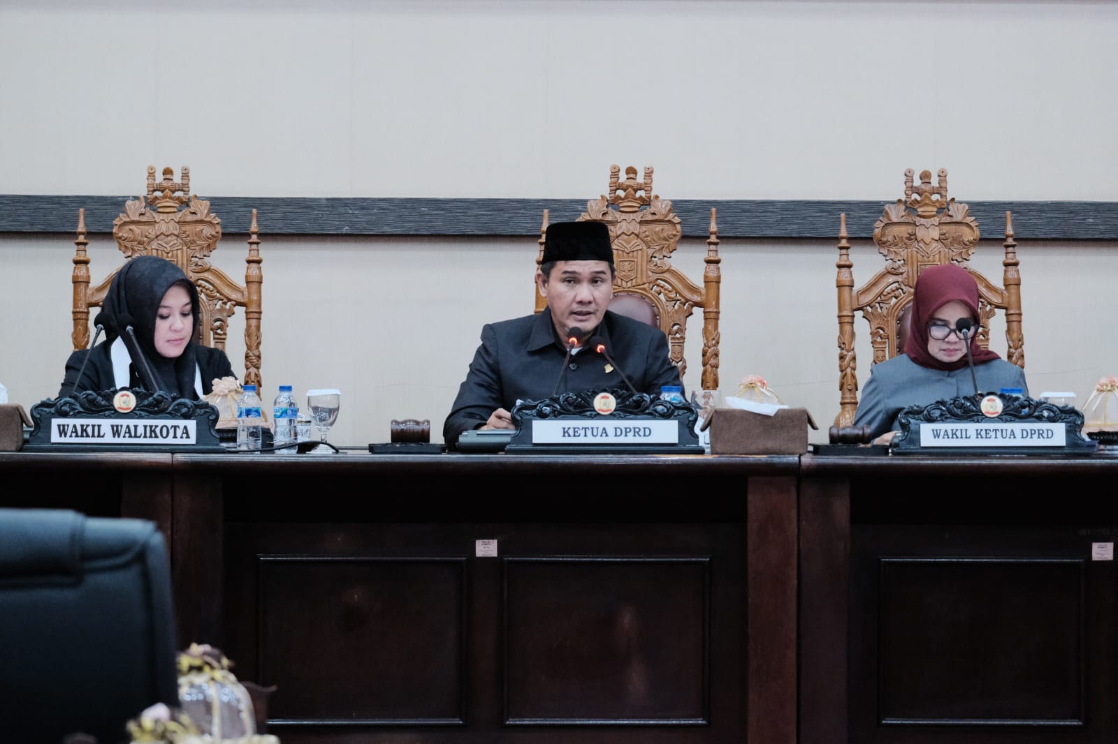 Wawali Fatmawati Rusdi Sampaikan LKPJ Pemkot Makassar TA 2022, dalam Rapat Paripurna DPRD Kota Makassar