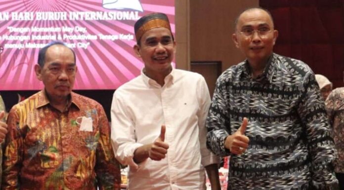 Ketua DPRD Makassar Ajak Perusahaan dan Buruh Saling Support