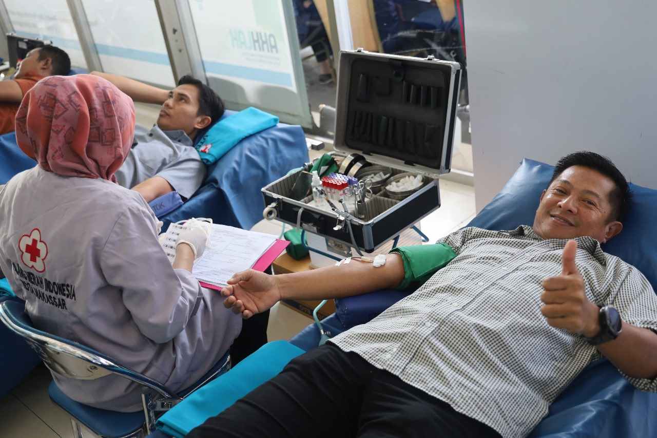 Pelindo Day 2023, Pelindo Group Wilayah Kerja Makassar Gelar Aksi Donor Darah