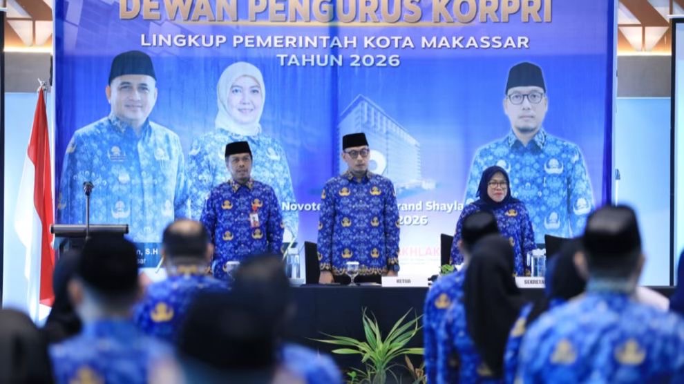Raker KORPRI Makassar, Sekda Makassar Dorong Perkuat Pelayanan Publik dan Solidaritas ASN