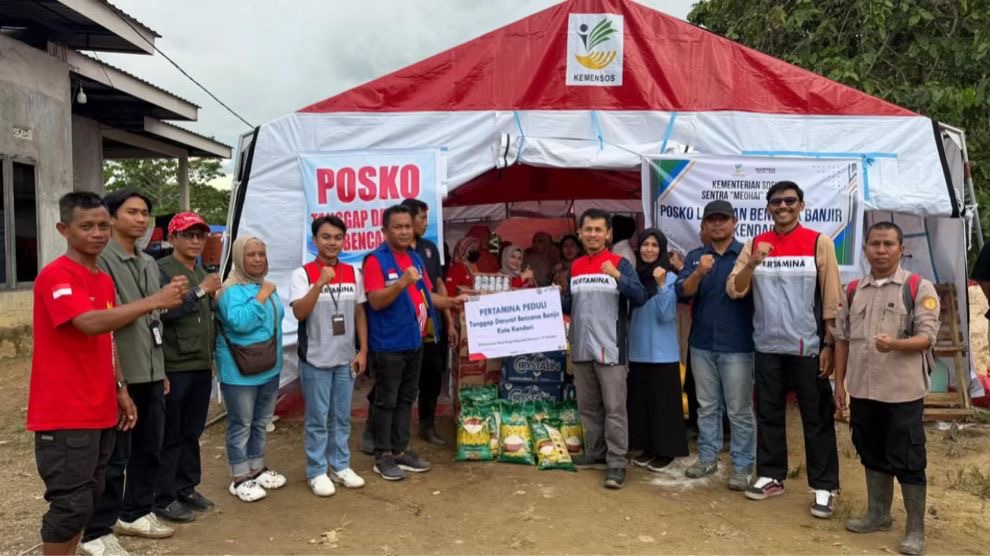 Pertamina Patra Niaga Regional Sulawesi Salurkan Bantuan untuk Korban Banjir di Kota Kendari