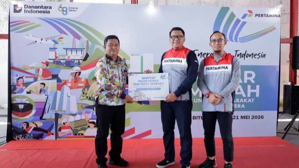 Pertamina Patra Niaga Regional Sulawesi Salurkan 1.000 Paket Sembako, ke Masyarakat Pra Sejahtera di Maesa Bitung
