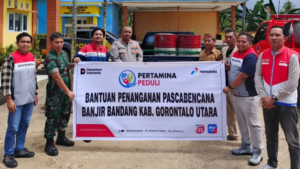 Pertamina Patra Niaga Regional Sulawesi Salurkan Bantuan BBM, untuk Dukung Penanganan Pascabencana di Gorontalo Utara