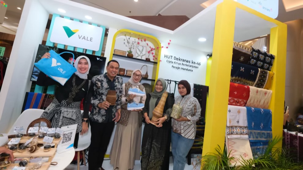 PT Vale Promosi Produk UMKM Binaan, di Perayaan HKG PKK Nasional dan HUT Dekranas